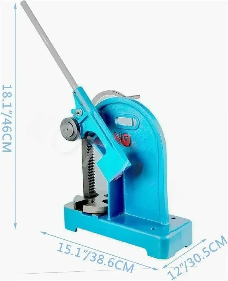 

2 Ton Bench Manual Arbor Press: Small Table Press For Bearing Pressing, Riveting, And Punching Holes - Versatile Hand