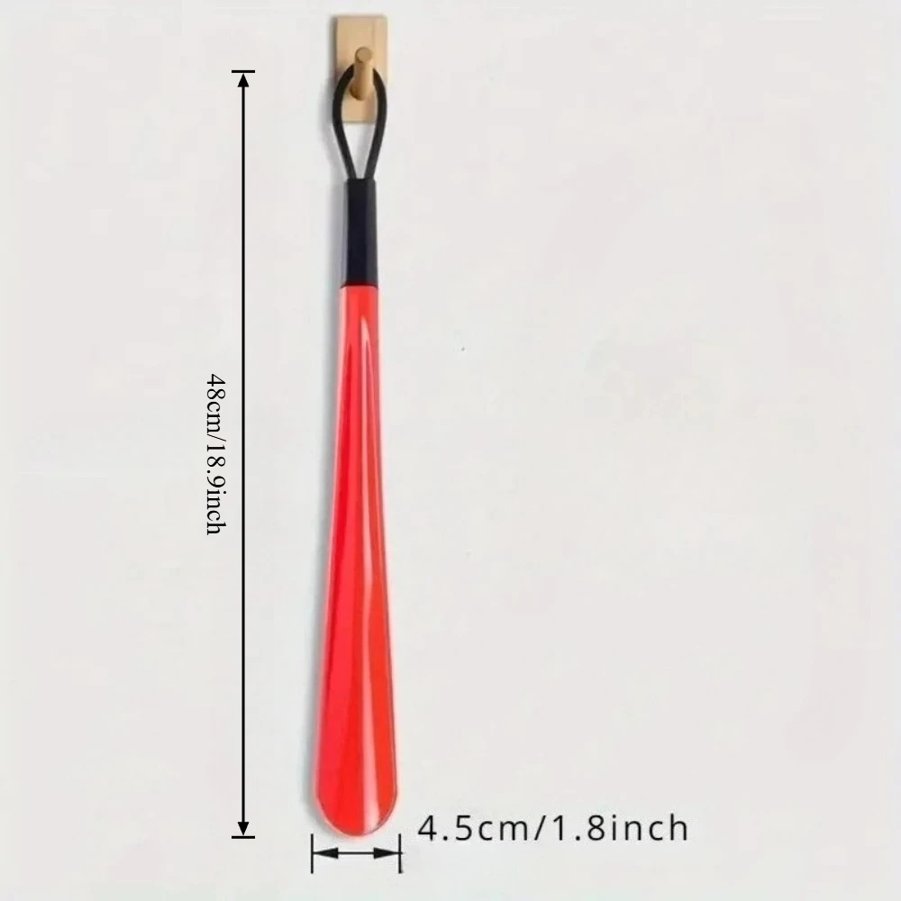 Extra Long Shoe Horn No Bend ABS Non-Slip Durable Shoe Helper for Elderly Pregnant Women Men Boots High Heels Hanging Shoehorn image 6