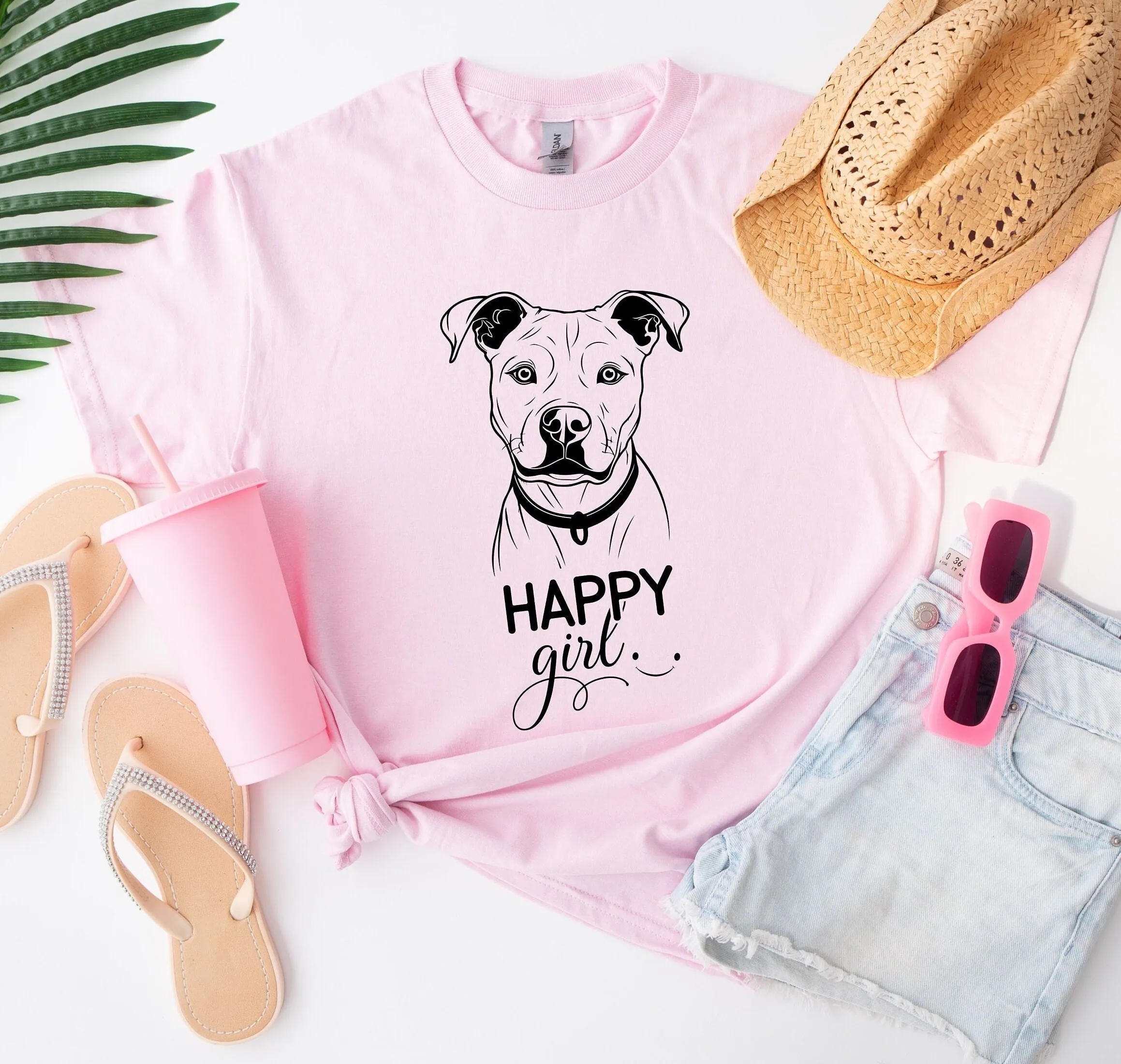 Perfect Pitbull T Shirt Cute For Lovers I Love Pitbulls Best Friend Lap Dog 100 Cotton Great Birthday