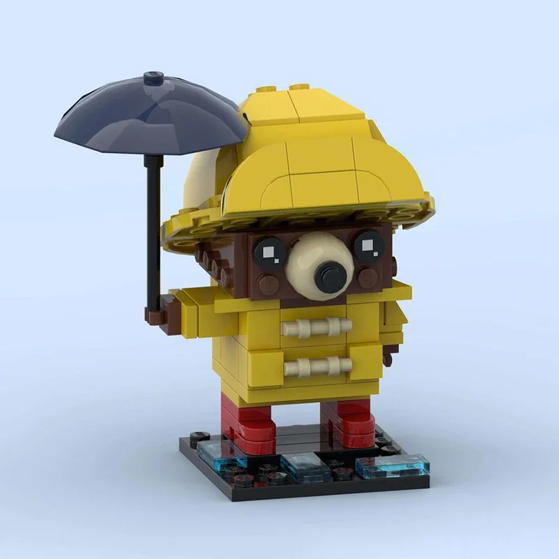 ใหม่ 113PCS Paddington MOC ประกอบอาคารบล็อกของเล่นการ์ตูนสร้างสรรค์ Sci-Fi Animation Square HEAD ตุ๊กตาเด็กสําหรับของขวัญเด็ก