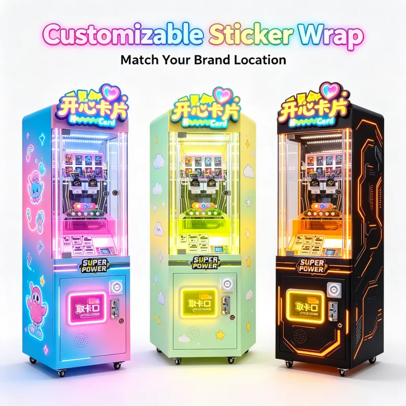 Pika Card Trading Push Machine, Prepaid Payment Module, TCG Card Device for Family Entertainment Center Customized