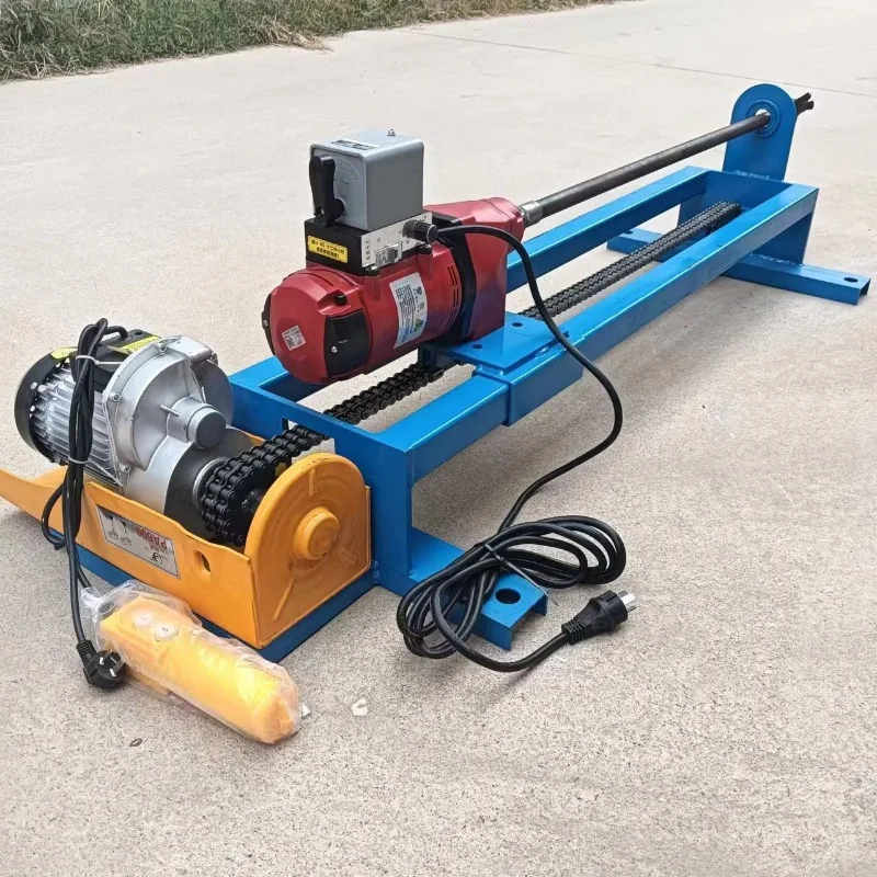 

Small rhinestone pipe jacking machine Passing punching machine Hydraulic automatic tap water into the home pipe laying machine