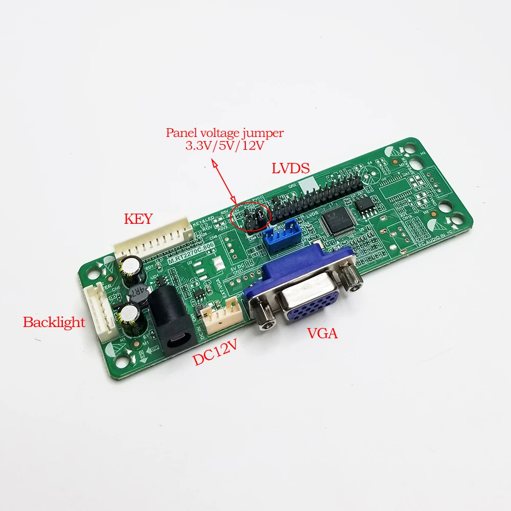 Controller Board Kit For M150XN07 HT150X02 G150XG01 1024*768 8bit LVDS 2 CCFL inverter LCD VGA diy external display industrial