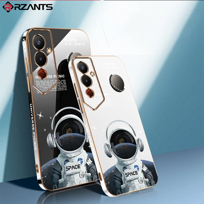 Rzants Case For Tecno Pova 2 3 4 Neo 2 Pro Camon 18 19 Neo Pro Spark 5 6 7 7T 8 8C Air Go Cute Space Pattern Soft Bright Cover