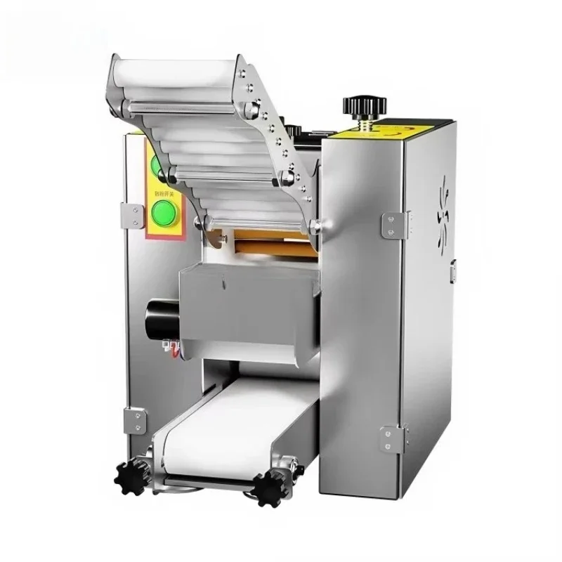 Dough making machine, dumpling skin packing machine