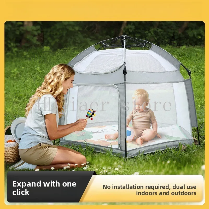

Children's game tent outdoor fully automatic foldable household sunscreen insect protection indoor small house