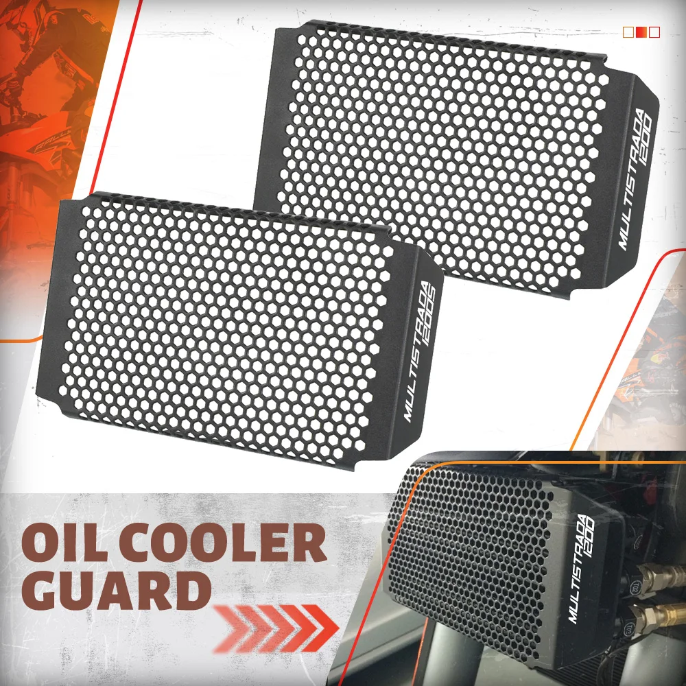 

Radiator Cover Oil Cooler Guard Set 2010-2014 For Ducati Multistrada 1200 / ABS / S / S Touring / S Sport / S Pikes Peak / S GT