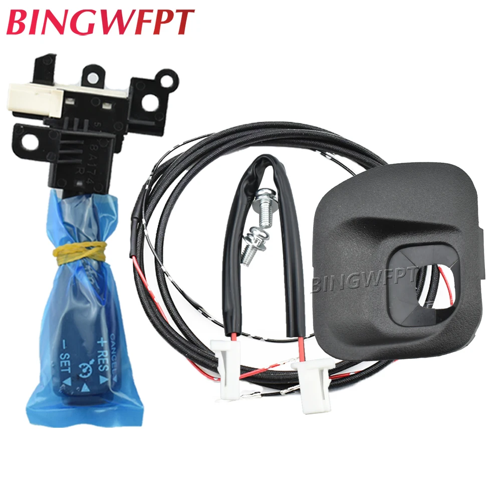 

Steering Wheel Cruise Control Switch 84632-34011 With Cover 45186-47030-C0 For Toyota PRIUS PLUG-IN HYBRID AQUA 2009-2015