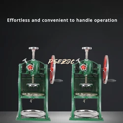 Household Portable Shaved Ice Metal Commercial Hand Rotary Ice Chipper Manual Ice Breaker