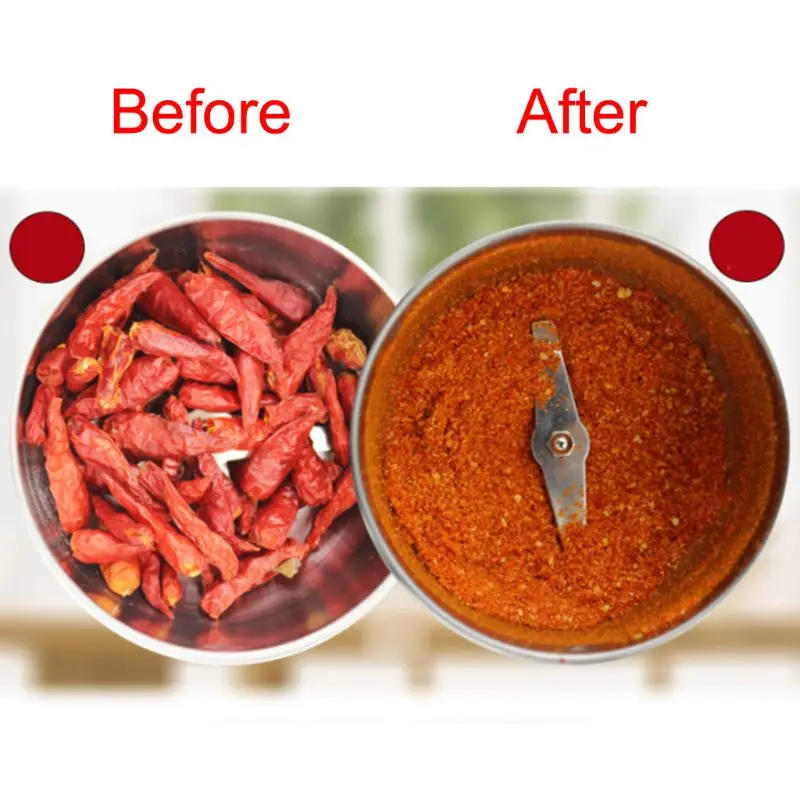 Điện Thép không gỉ Máy Xay Cà Phê Nhà Bếp Máy Xay Đậu, Gia Vị, Tiêu Và Muối, Thảo Mộc Trang Sức Giọt