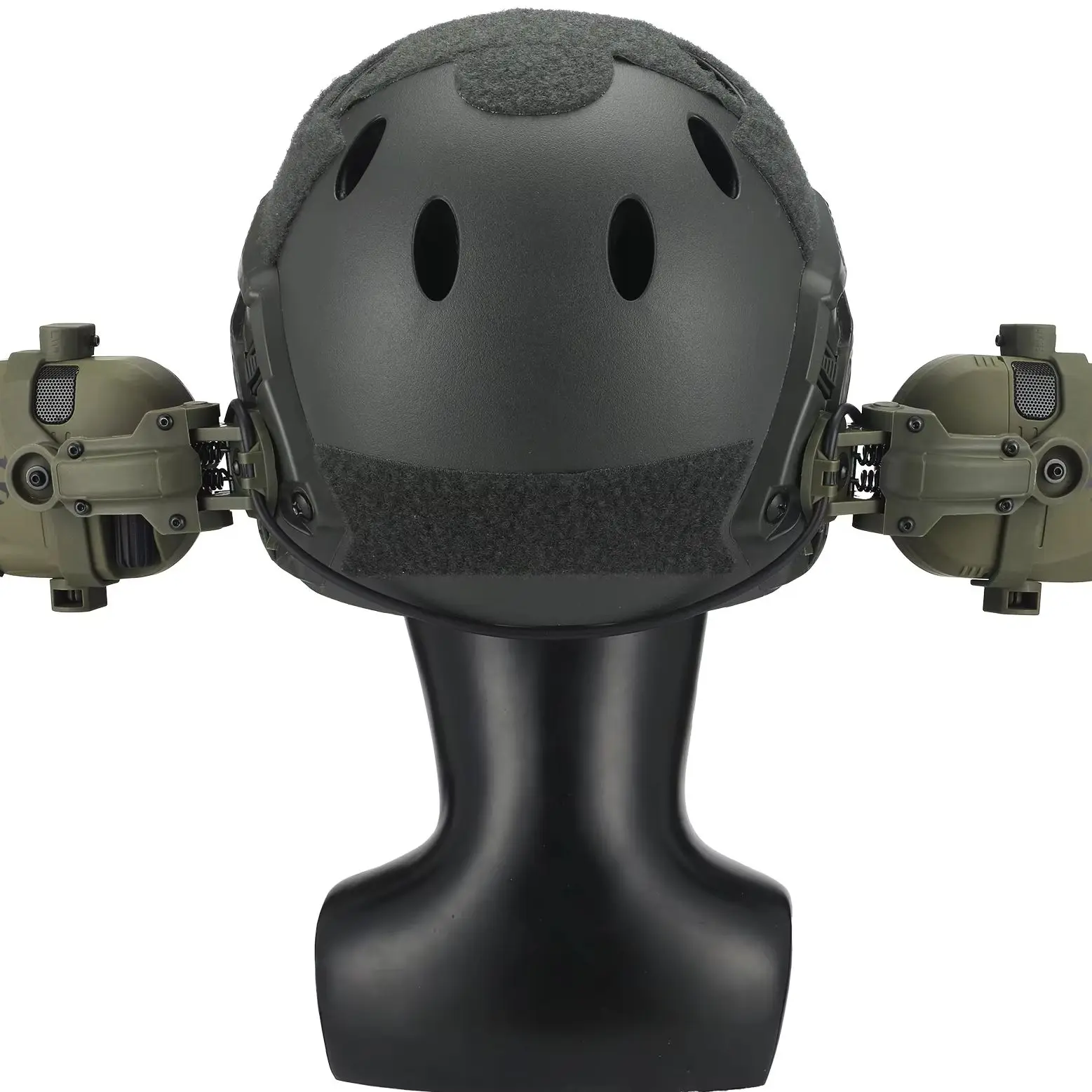 Tactical Electronic Shooting Headset Helmet Mounted NRR 23dB Noise Reduction Hearing Protection for Hunting image 6