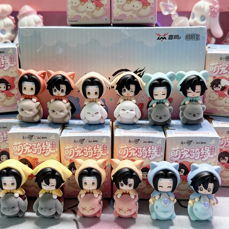 

В наличии Mo Dao Zu Shi Cute Pet Ride Affinity Series Blind Box Wei Wuxian Lan Zhan Mini Mystery Box Doll Аниме Фигурка Модель Игрушки