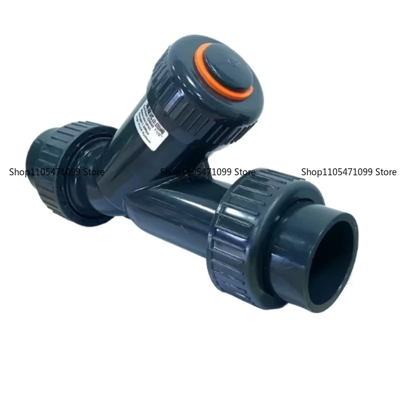 

Angle Seat Check Valve Y-type Counterflow One-way Plastic Pipe Horizontal UPVC Angle Seat Valve