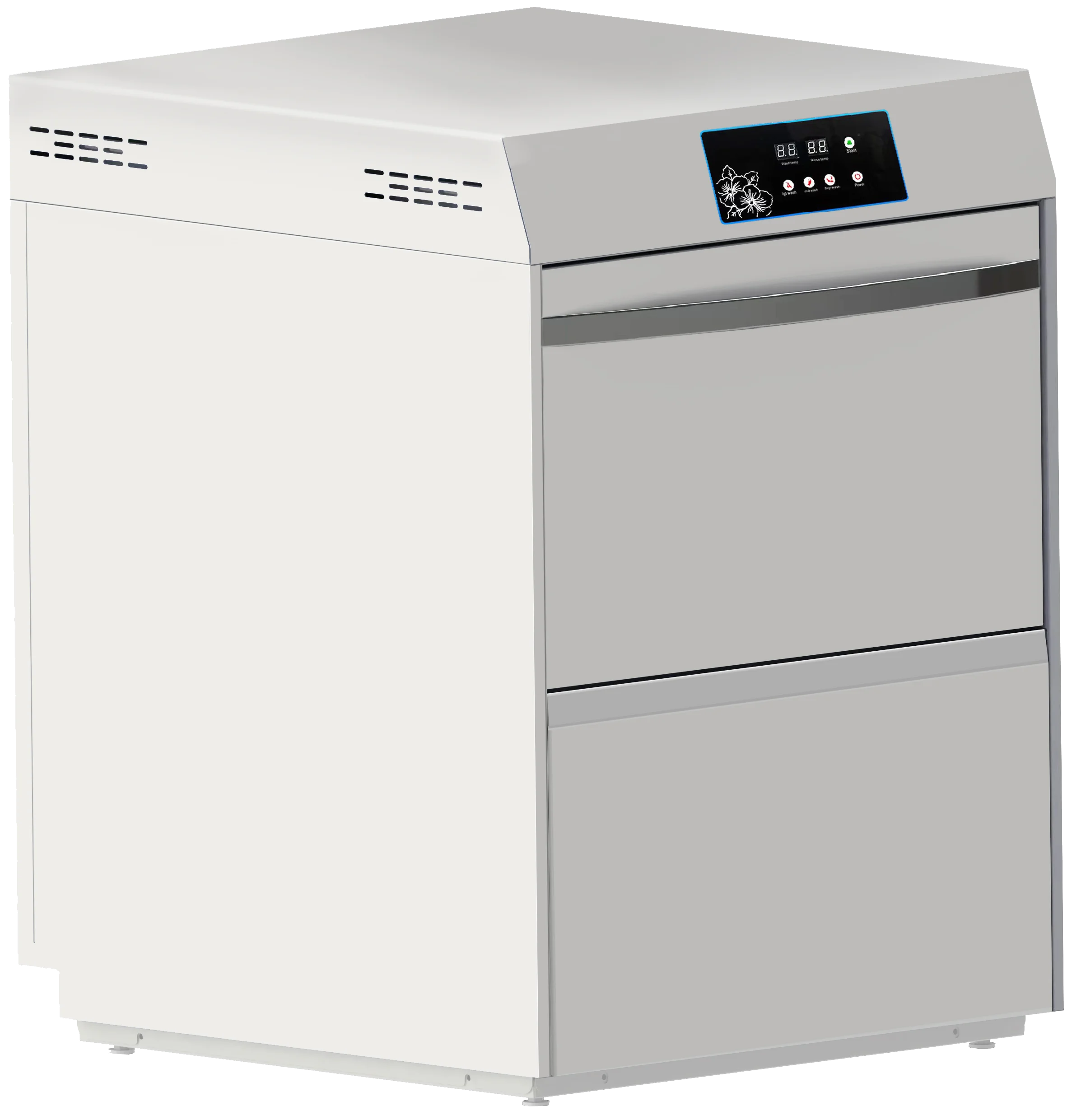 Commercial Undercounter Dishwasher - 내장형 전기식 고온 소독 고효율 언더카운터