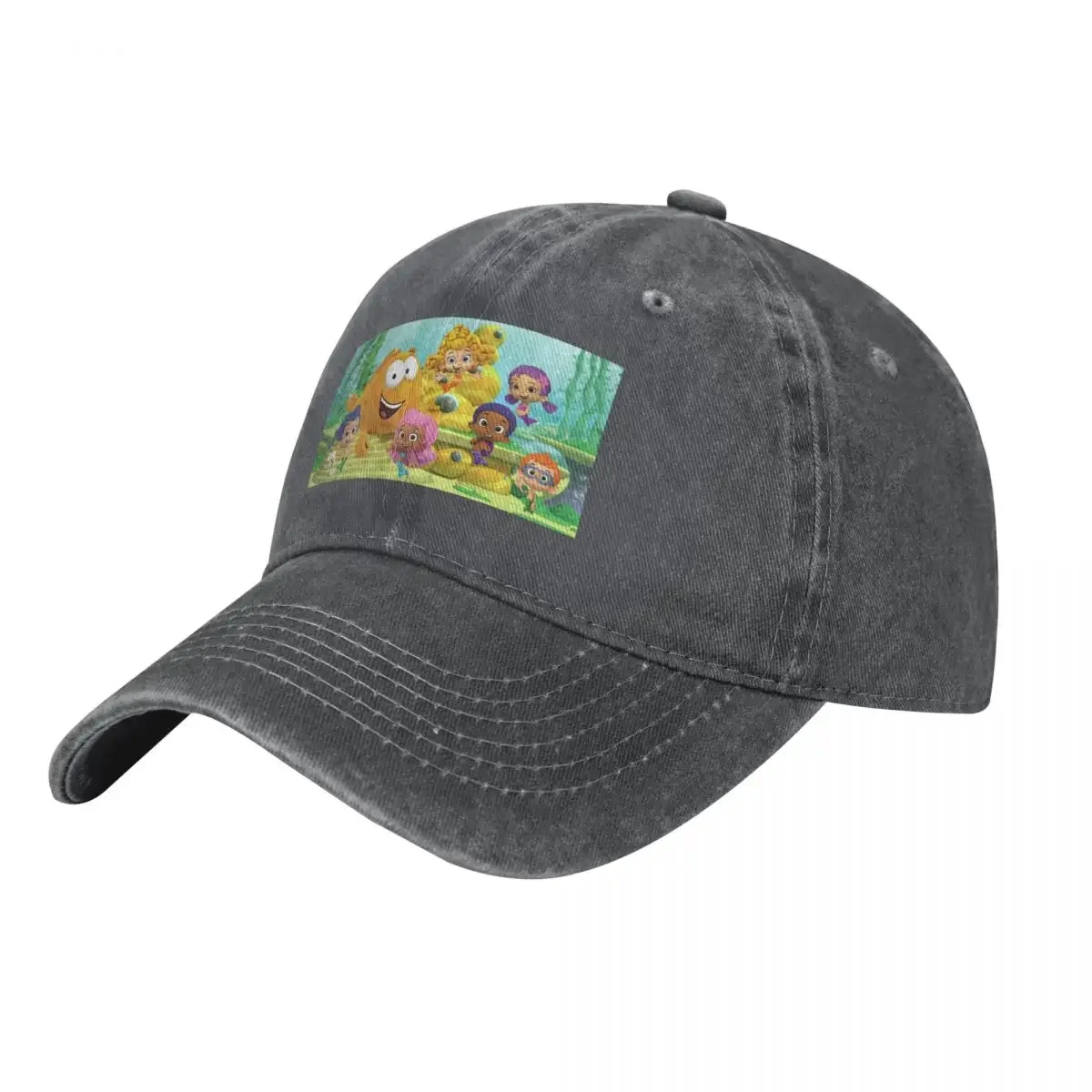 

Bubble Guppies Company Baseball Cap black Christmas Hat Big Size Hat Hats For Women Men's