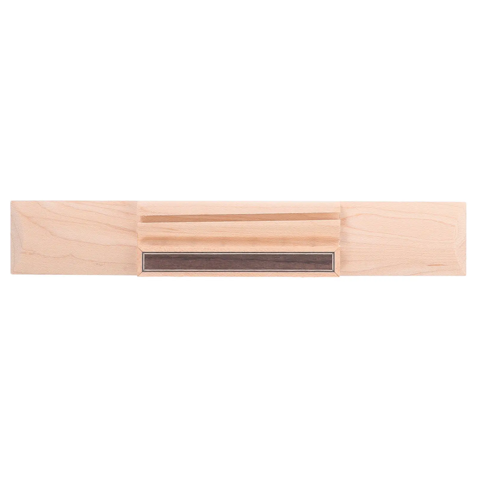 Solid 6 Strings Classical Guitar Maple Wood Bridge Slotted Bridge Saddle Replacement DIY Instrument Repair Luthier Part Acoustic