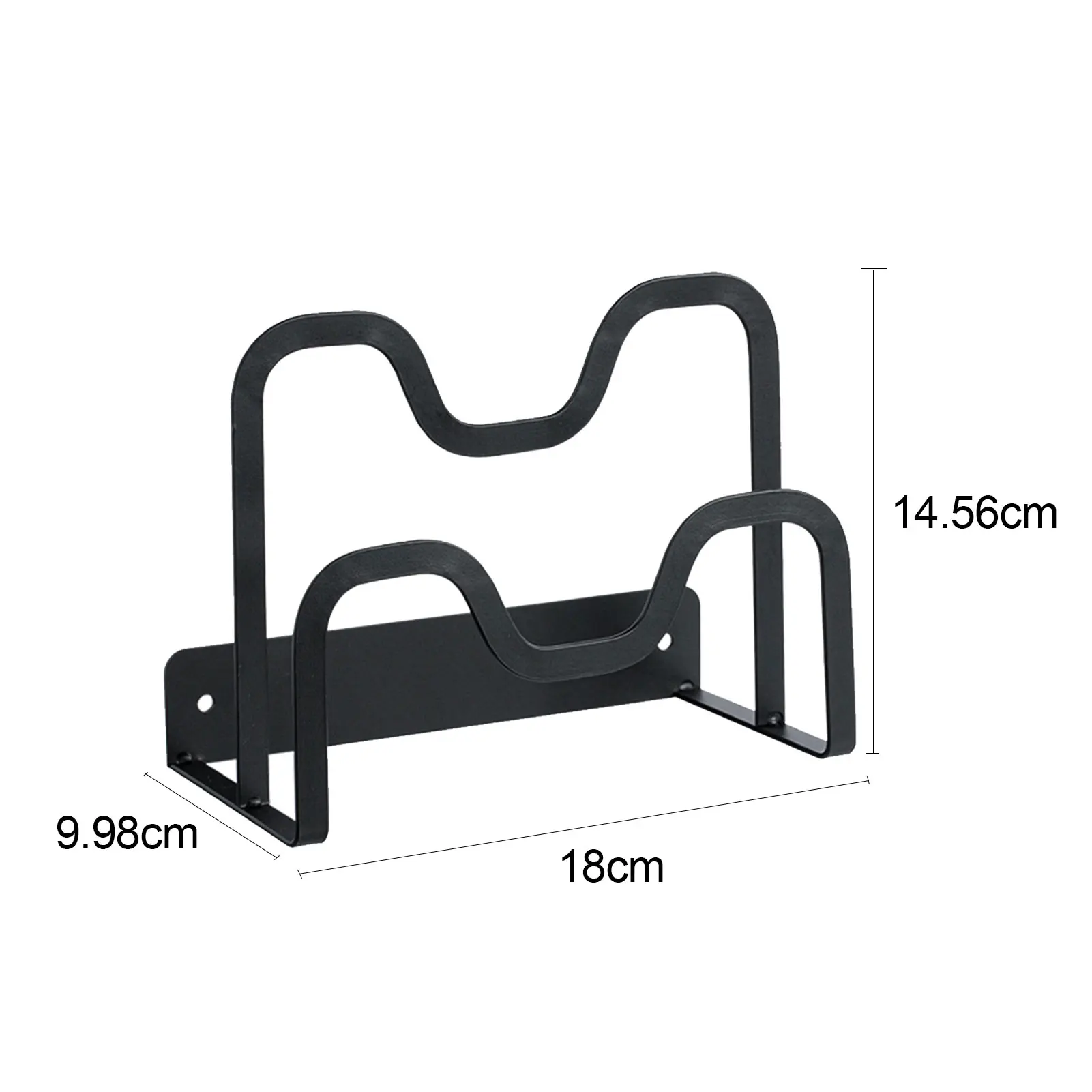 Supporto per Rack per Organizer per pentole da cucina senza foratura robusto supporto per cuscinetti per dispensa dell'armadio da cucina