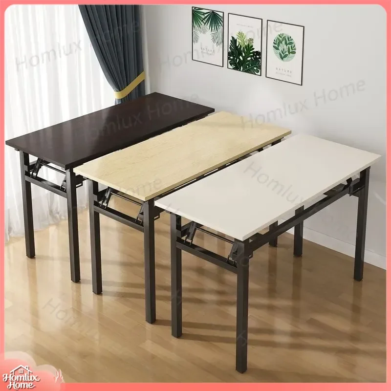 Folding Computer Desk Simple Modern Study Table for Student Home Training Long Desk for Cram School