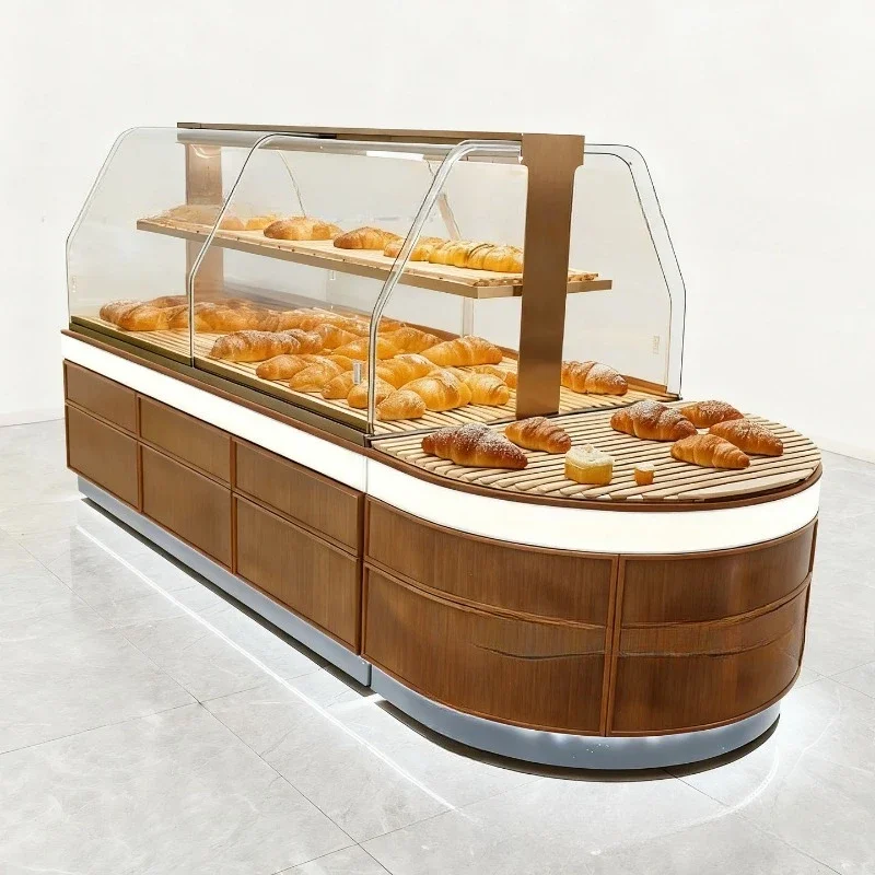 Bread Cabinet Cake Shop Nakajimabe Island Cabinet Baking Beverages Desserts Air Cooler Pastry Peach Crisp Cookies