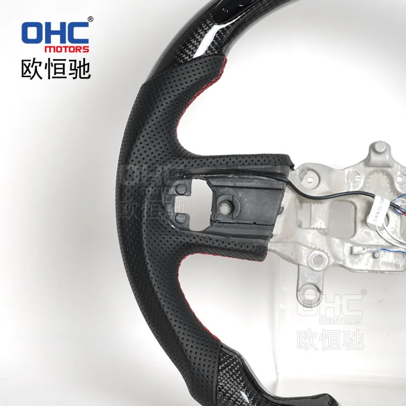 For JEEP Wrangler,18-21 model modified American Dodge LED carbon fiber Jeep car steering wheel
