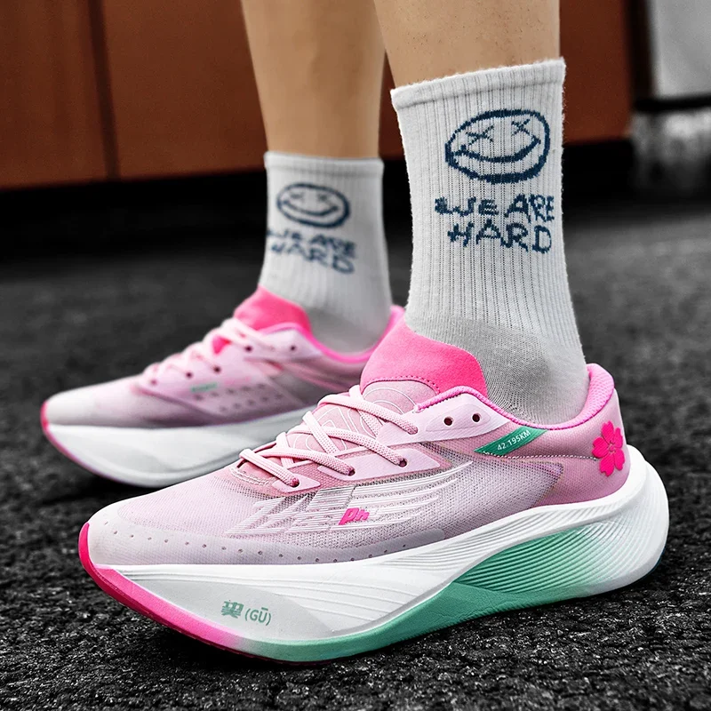 

Мужские кроссовки для бега 2026 Marathon: ультралегкие спортивные кроссовки с карбоновой пластиной для тренажерного зала и повседневной носки