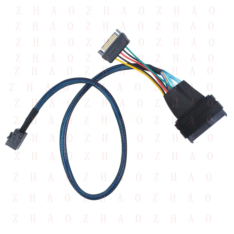 L+ for PCI-E X4 NVME Converter with SFF-8643 Adapter Cable M.2 to U.2 SFF-8639 Adapter