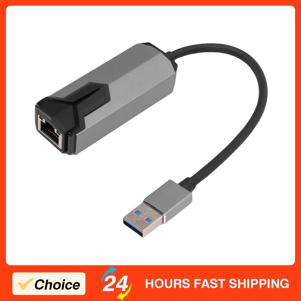 

Сетевой адаптер 2.5G, 2500 Мбит/с, USB A 3.0 на RJ45, Ethernet-конвертер, легкий и портативный, для ноутбуков и настольных ПК