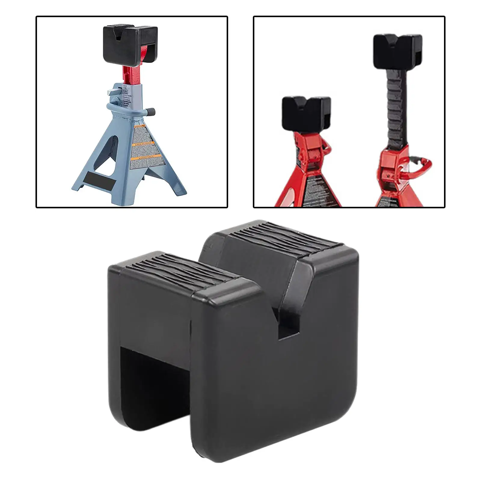 Heavy Duty Car Lift Jack Rubber Pad Support Block Pinch Weld Side Anti-Slip Floor Jack Pinch Adapter Stands Repair Tools Black