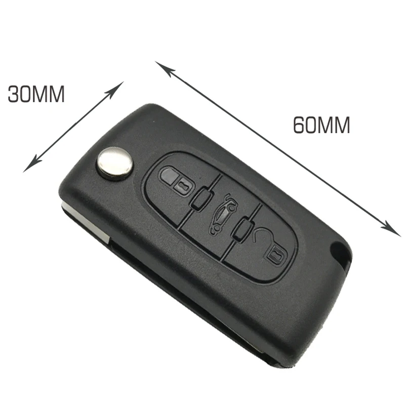 3 taste Remote Key Fall Für peugeot 408 308 207 208 407 406 208 307 408 partner CE0536/CE0523 ersatz Auto schlüssel shell Fob