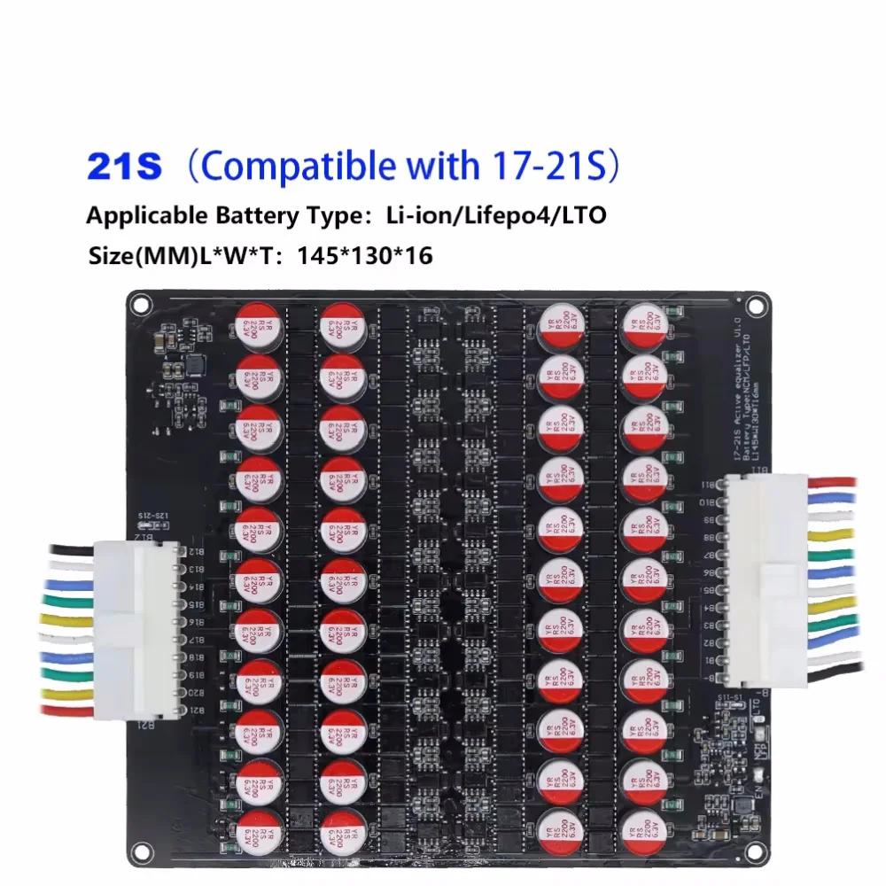 5A Akumulator Aktywny korektor Balanser 3S 4S 5S 6S 7S 8S 14S 16S 17S 18S 19S 20S 21S Li ion LiFePo4 LTO Kondensator energii akumulatora