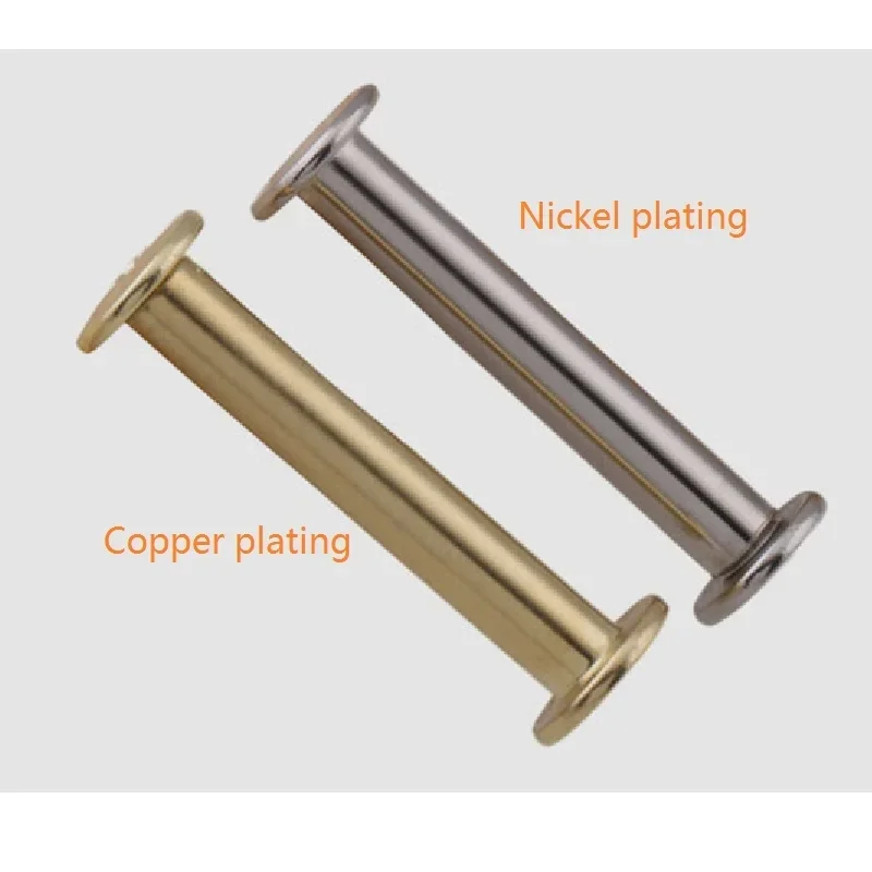 Mother rivet copper plated nickel plated account screw screw photo album docking M5*6 8 10 12 15 18 20 25 30 45 50 75 85 90 100