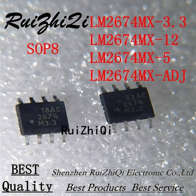 NEW 5PCS/LOT LM2674MX-3.3 LM2674MX-12 LM2674MX-5 LM2674MX-ADJ  LM2674MX SOP8