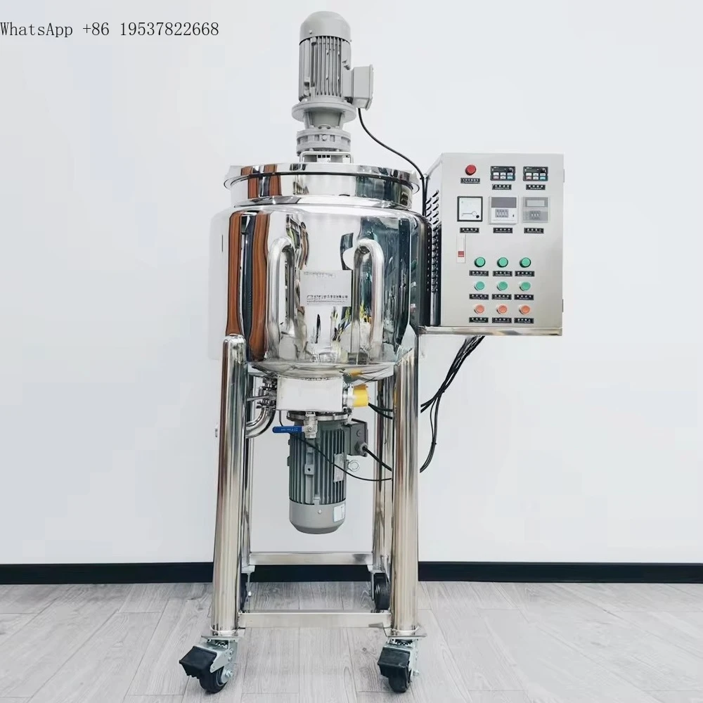 Vacuum Emulsifier Mixer Homogenizer Ketchup Mayonnaise Mustard Production Line Mixing Machine Ketchup Machine