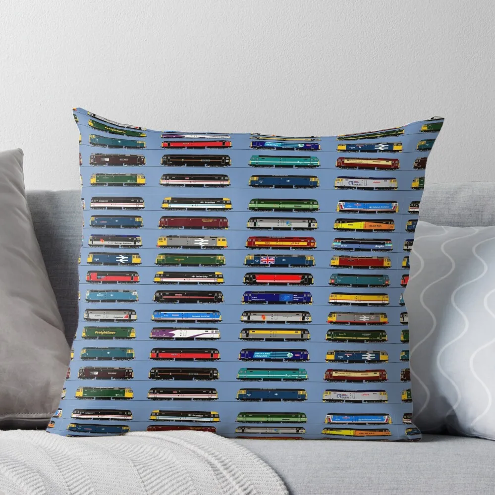 

class 47 locomotive collection Throw Pillow Pillowcase bed pillows pillow pillowcase