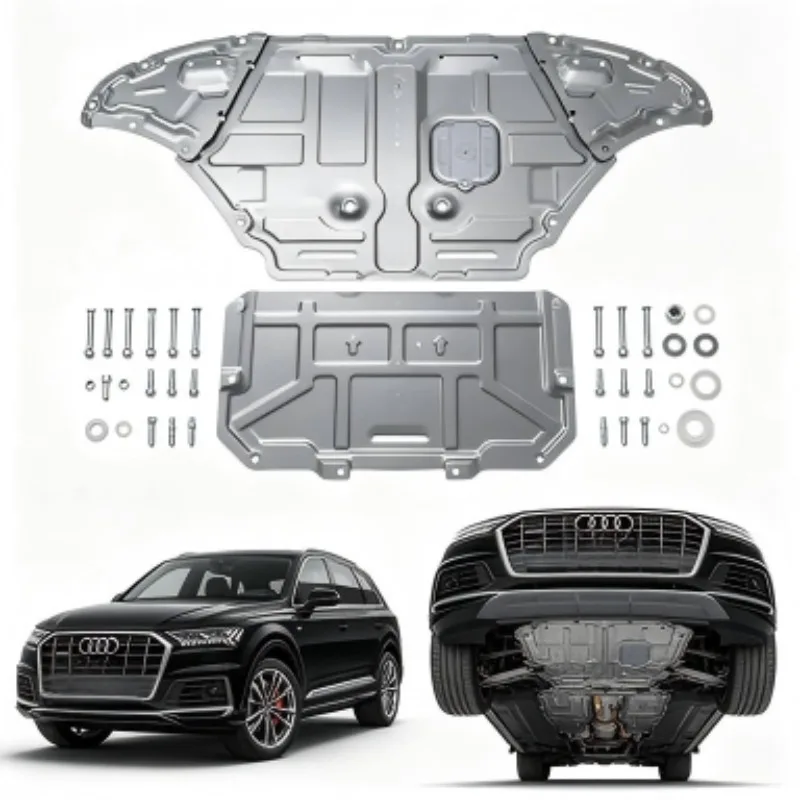 Engine Splash Shield Durable Underbody Skid Plate and Chassis Protection for Audi Q7 2017-2024 2.0T 3.0T