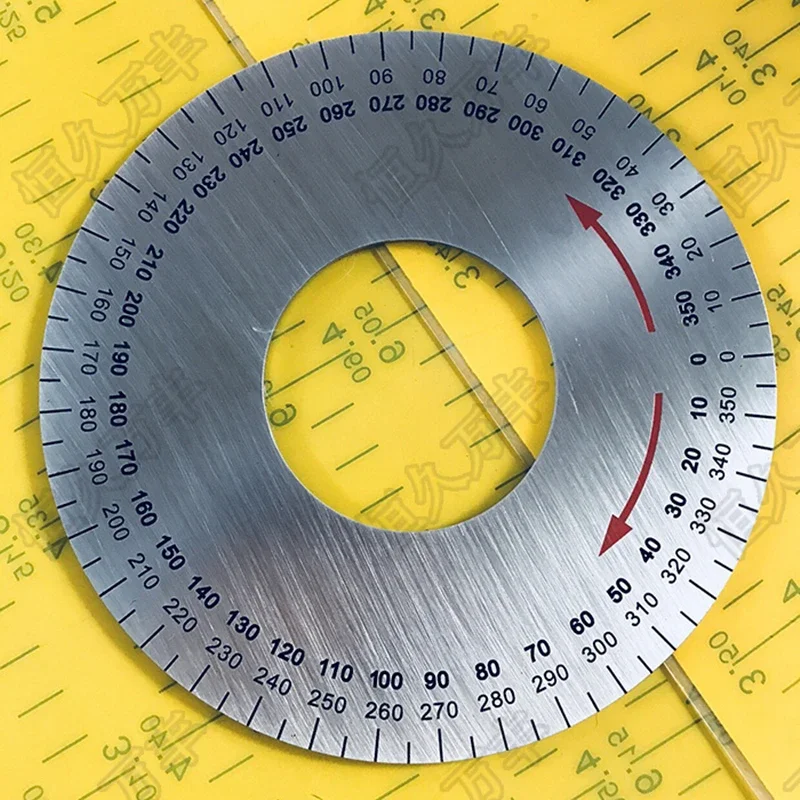 150x60x2mm Dial Scale Identification Dial Degree Graduated Circle Disk for Machine Tool Measurement Tools Outer Diameter 150mm