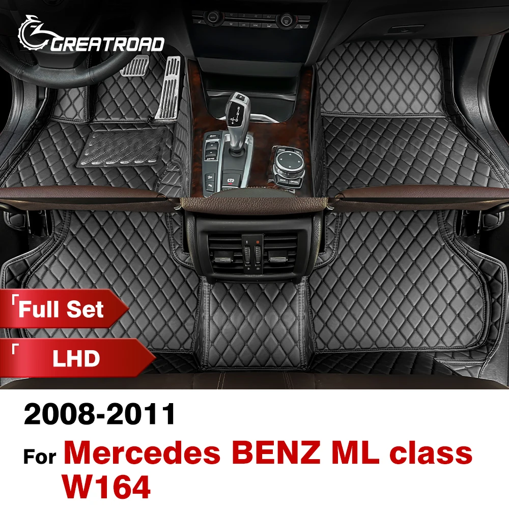 

Car floor mats for BENZ ML class W164 2008 2009 2010 2011 Custom auto foot Pads automobile carpet cover interior accessories