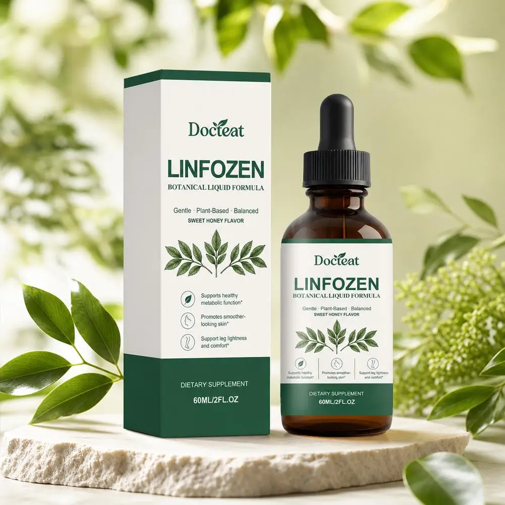 Natural Gentle Plant Natural Herbal Lymphatic Drainage Drops Serum Body Care Liquid-Based Help Relieve Heavy Feeling