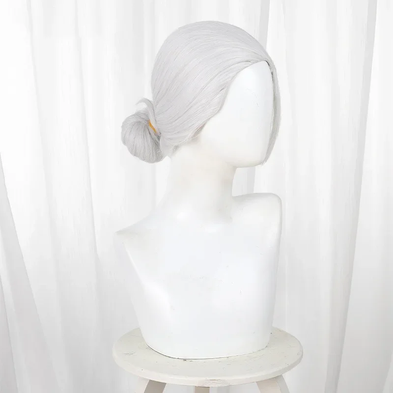 Anime SAKAMOTO DAYS Sakamoto Taro Cosplay Adult Men White Hair Heat Resistant Synthetic Wigs Clothing Accessory Halloween Prop