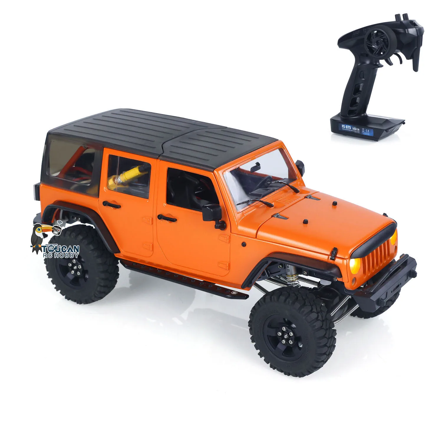 

CAPO 1/18 RC Crawler Car CUB2 RTR 2-Speed Transmission Flysky GT5 Light Sound Remote Control Off-Road Vehicle THZH2157-SMT6