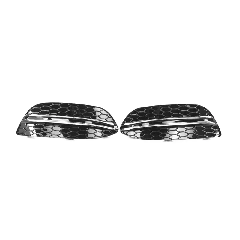 

Car Chrome Front Bumper Grille Fog Light Cover Trims for Mercedes Benz C-Class W205 2058851623 2058851523 2058850823