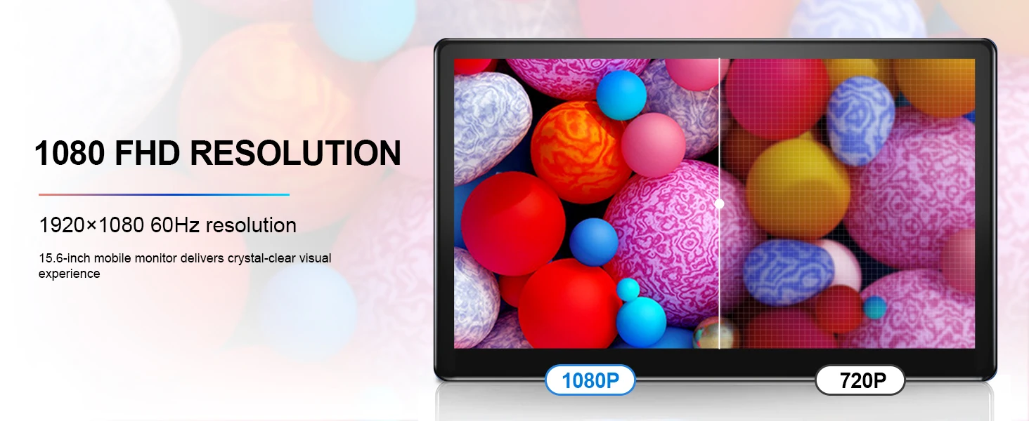 UPERFECT 15.6 Portable Monitors 1080P Touch Screen Gaming Displays 60Hz IPS Monitors For PS5/4/3 Switch Laptop PC Mac Xbox