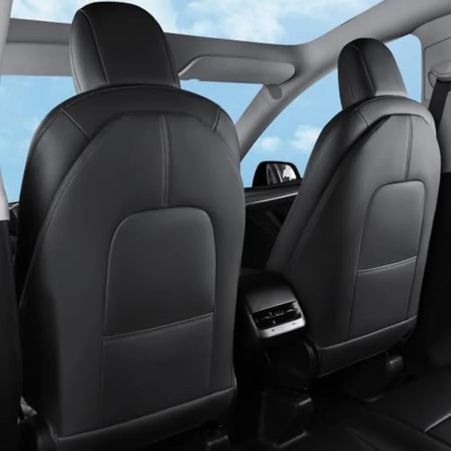 

Защитные накладки на спинки сидений для Tesla Model Y, Model 3, Model S/X, подходят для Tesla Model Y 2025, Model 3 2024-2025 Highland, премиум-класса, износостойкие
