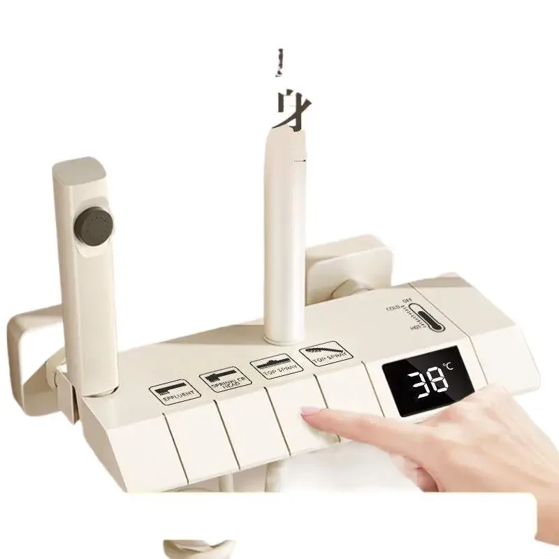

shower shower set, constant temperature digital display bath pressurized nozzle thickened all copper