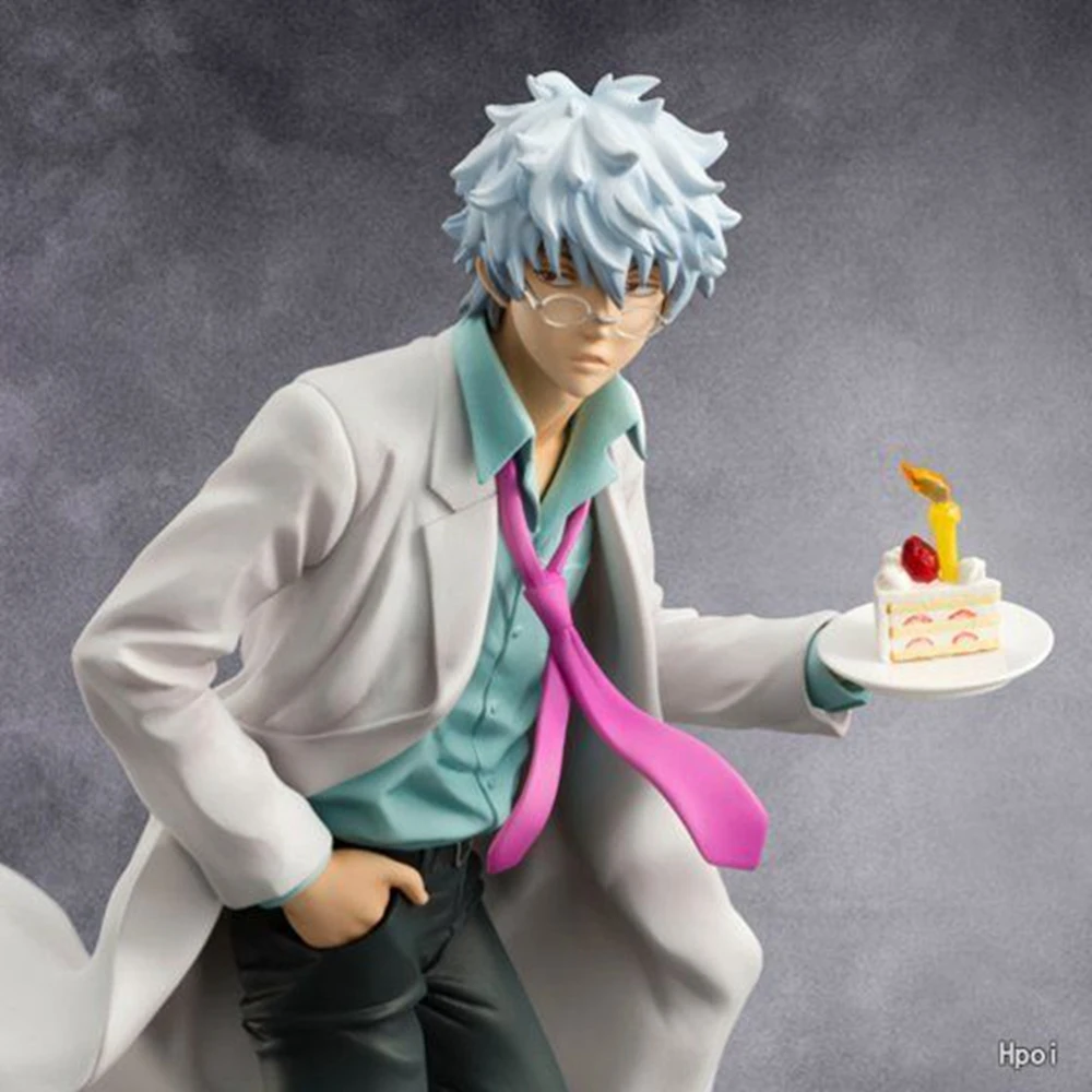 22 センチメートルアニメ銀魂銀魂先生フィギュア 1/8 スタンド模型玩具制服スーツ版 Aciton フィギュア PVC 人形