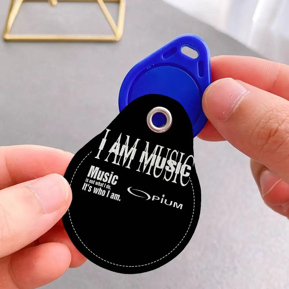 الهيب هوب Playboi Carti أنا الموسيقى بولي Card حامل بطاقة المفاتيح حلقة رئيسية قفل الباب الوصول العلامات بطاقة حافظة مفتاح بطاقة الوصول مفتاح العلامة الدائري