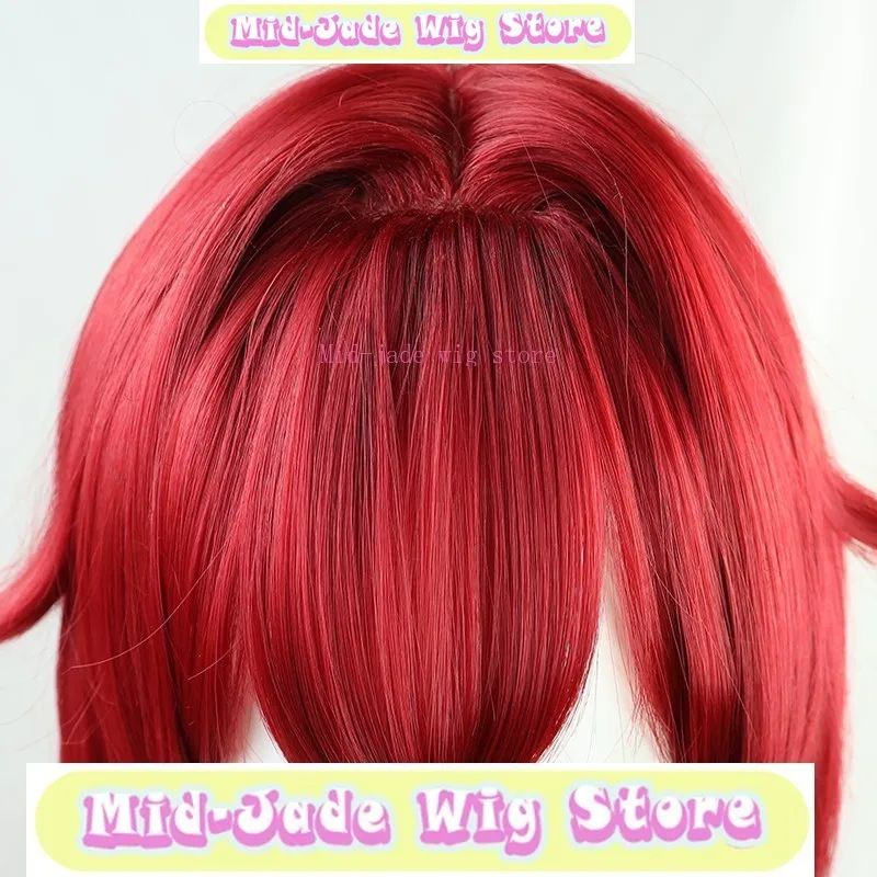 Mid-jade Pruik Winkel Angelina Kudou Cos Pruik Anime Cosplay Party Kostuum Props Pruik Synthetisch Haar hittebestendige Vezel