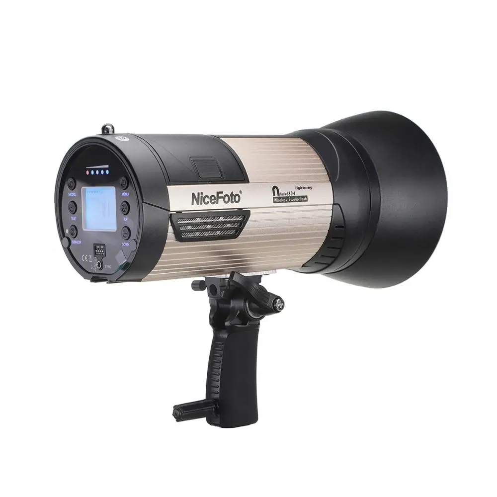 Nflash680A NiceFoto 680ws بطارية تعمل بالطاقة استوديو فلاش المحمولة اللاسلكية ضوء فلاش ستروب ضوء فلاش ، معدات التصوير الفوتوغرافي #2