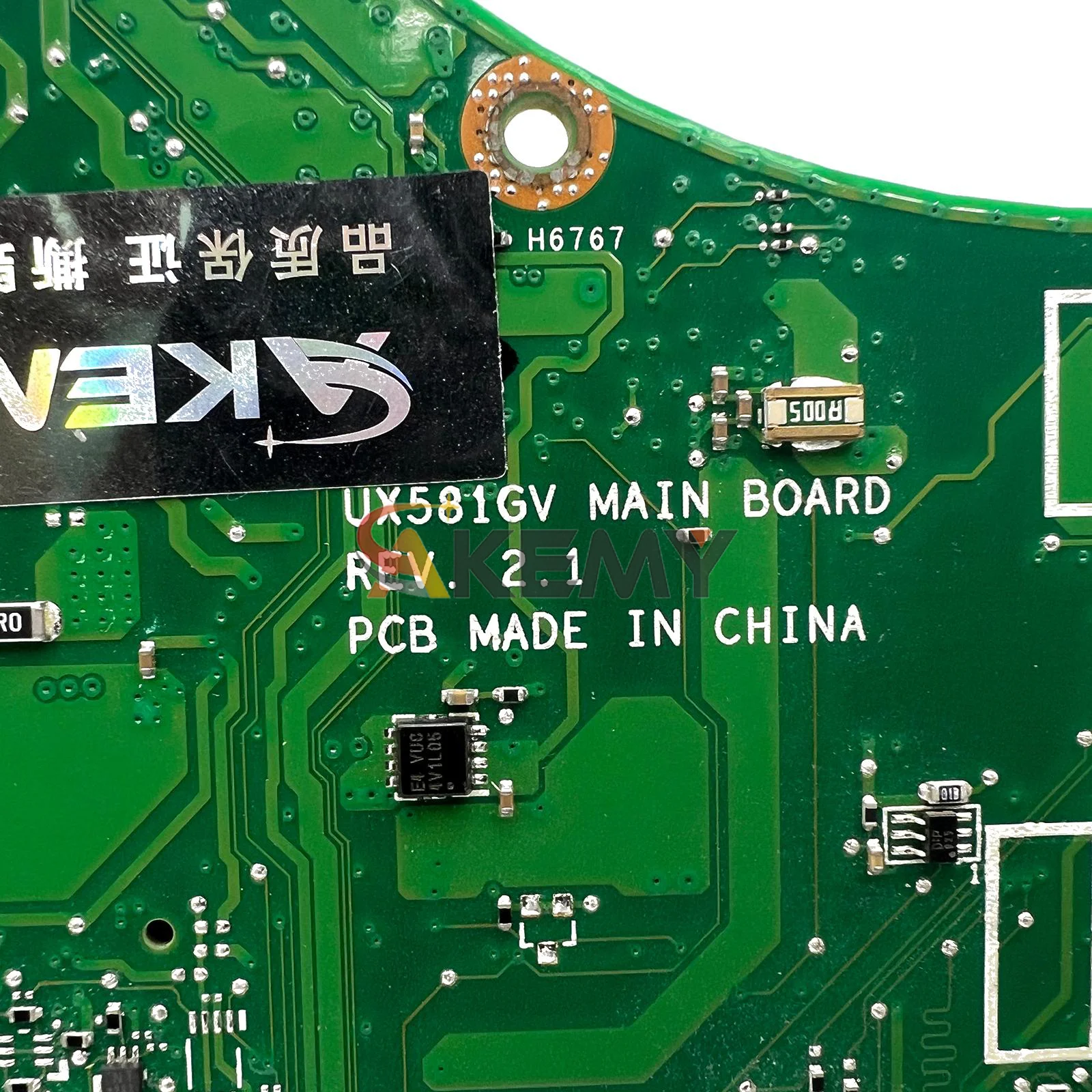 UX581GV ノートパソコンのマザーボード Asus ZenBook UX581GS UX581GV VM581L UX581GVR UM581L UX581 ノートブックメインボード I5 I7 I9 CPU