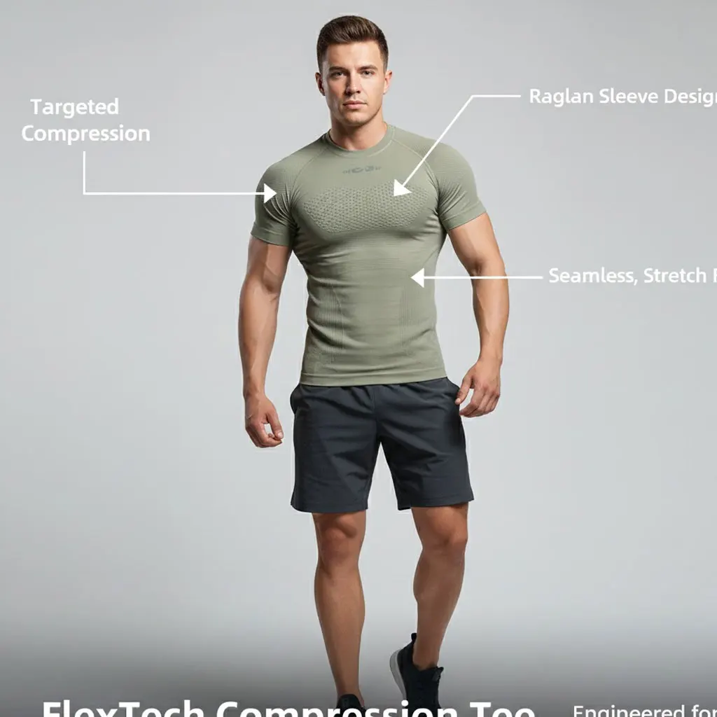 

Мужская ультра дышащая быстросохнущая тренировочная футболка для интенсивных тренировок, бега и спорта